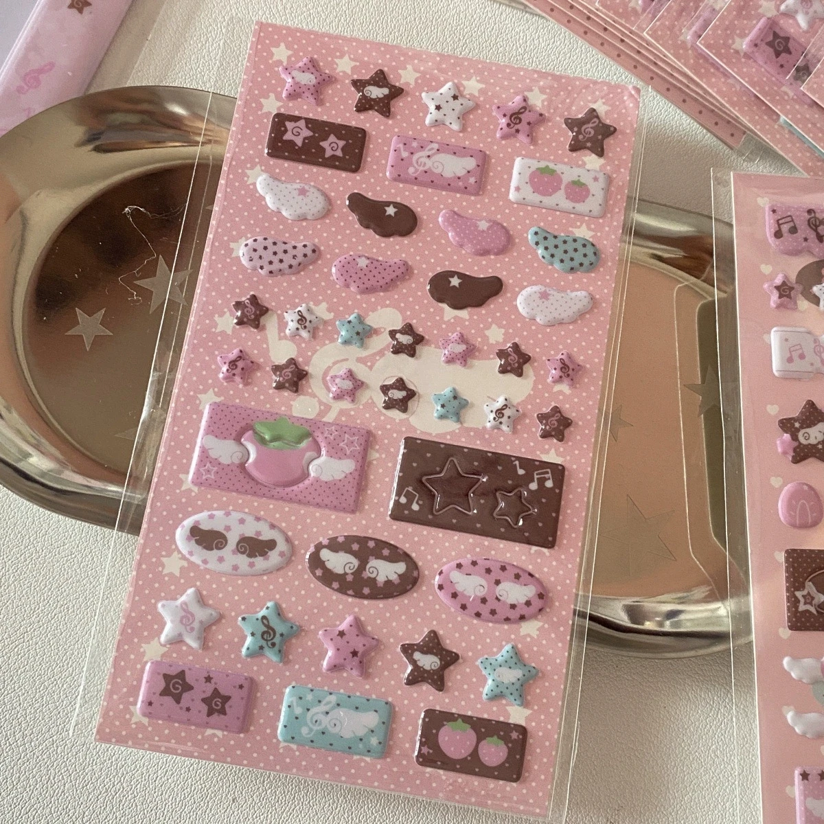 MINKYS Neue Ankunft 1pc Kawaii Blase Flügel Aufkleber DIY Sammelalbum Aufkleber Konfetti Telefon Kamera Dekoration Aufkleber – Detail 14