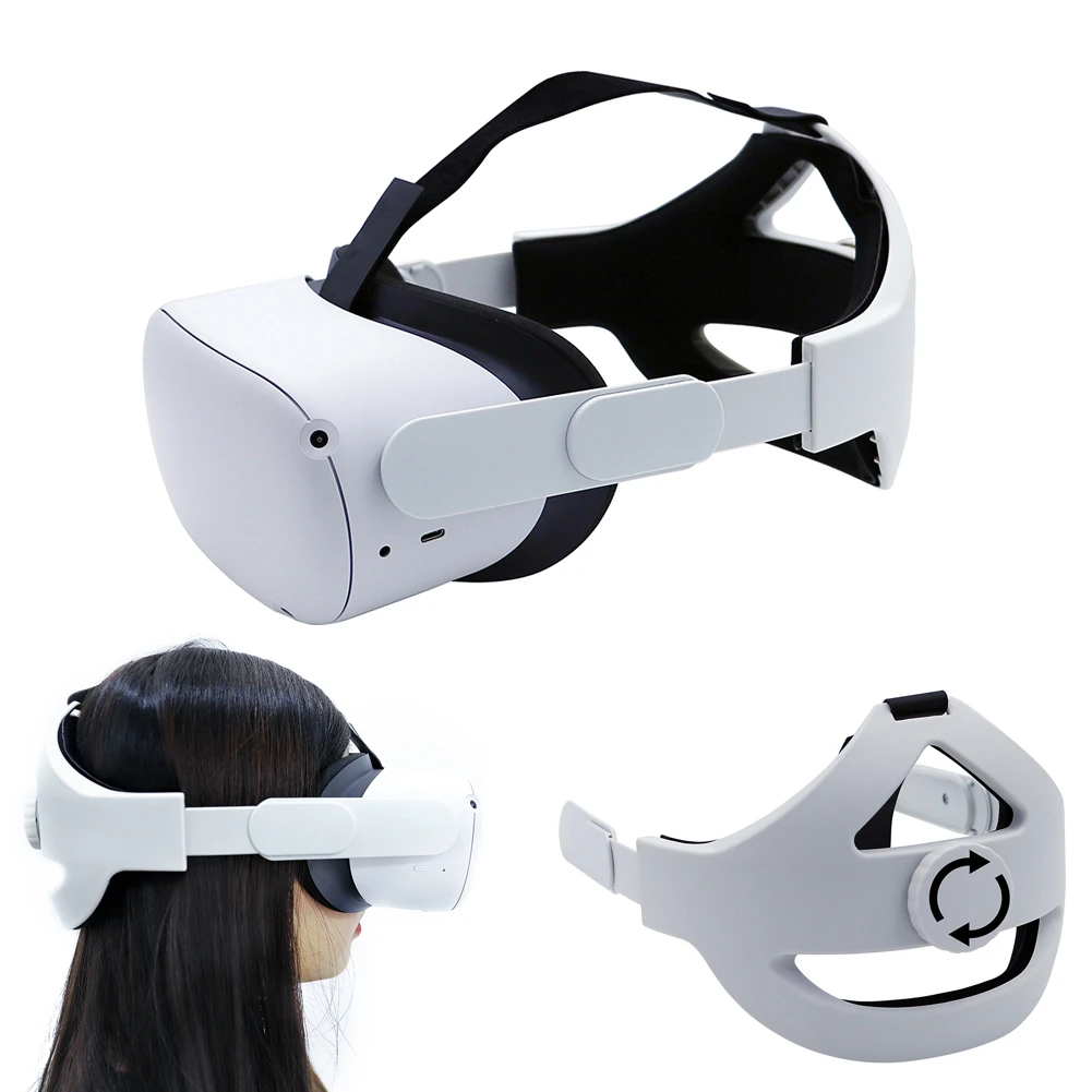 Lagring Vanvid Sølv Adjustable Head Strap For Oculus 2 Head Strap Upgrades Vr Strap Alternative  Head Strap For Oculus 2 Vr Headband Accessories - Pc Vr - AliExpress