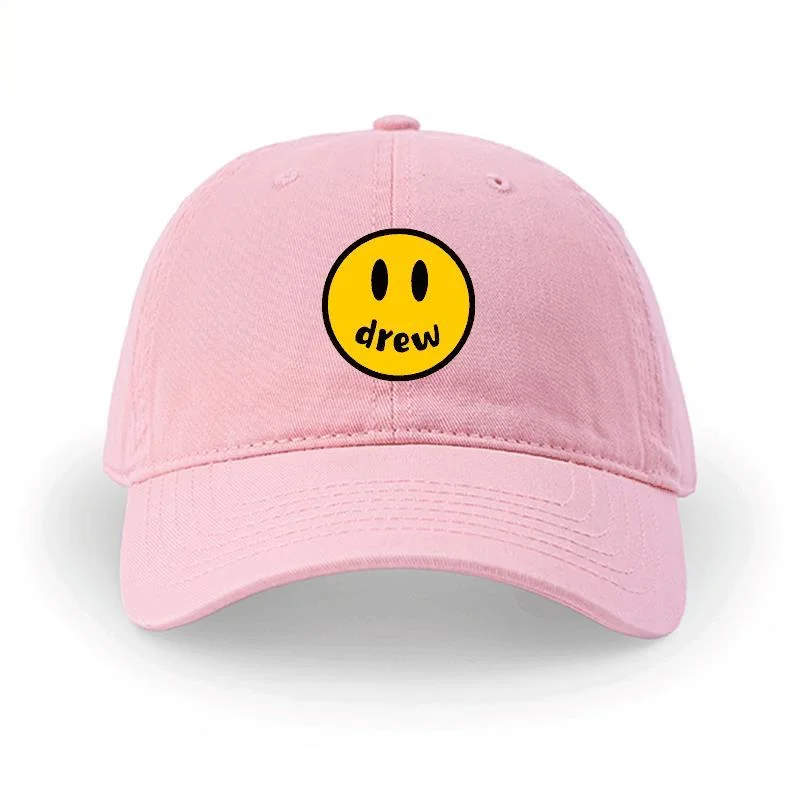 Drew House Cap Four Seasons Men's Women's Baseball Cap Casual Wash Embroidered Curved Brim Bowler Sun Hat