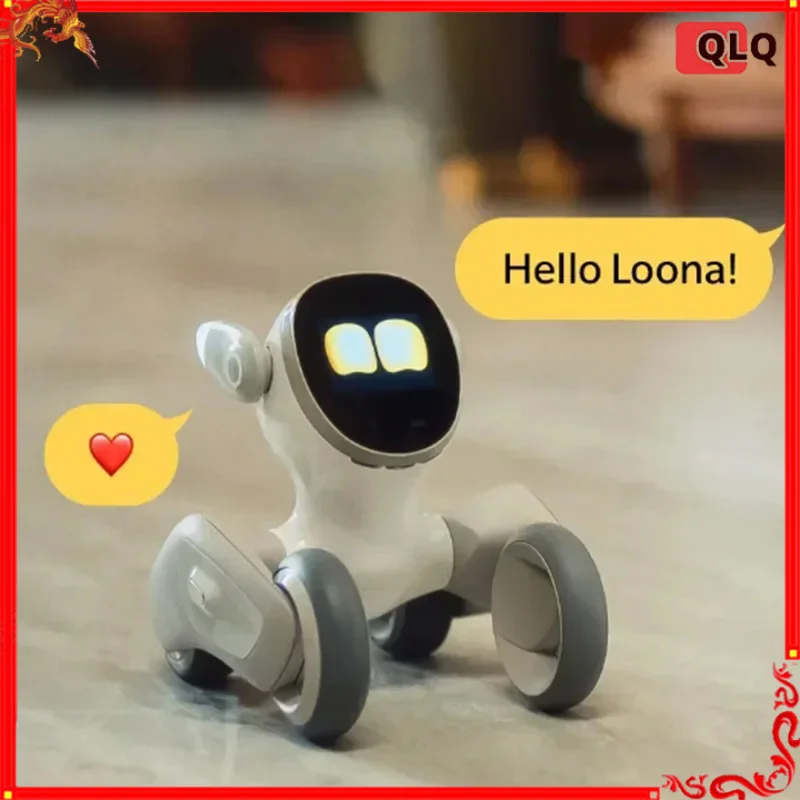 

Intelligent Robot Dog Loona Luna Emotional Interaction Virtual Pets Ai Puzzle Electronic Accompany Pet Desktop Robot Companion