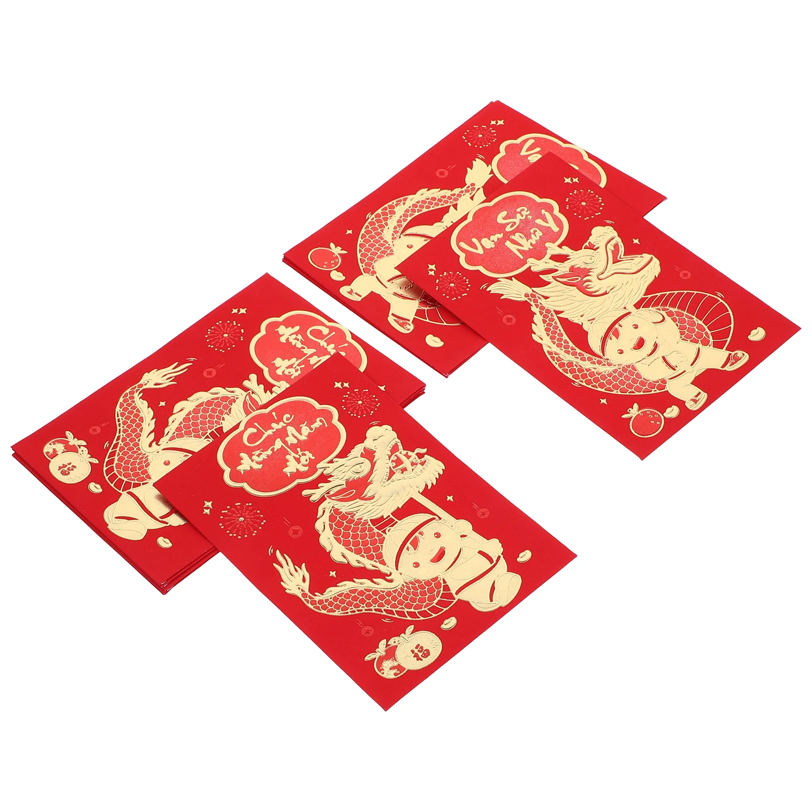 Money Red Pockets Chinese Lucky Money Envelopes Year Red Envelopes Cash Envelopes Money Bags Random Style