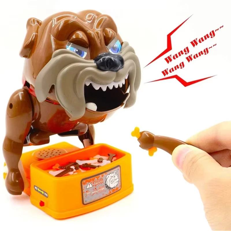 Funny Tricky Toy Bad Dog Gnaw Bone Board Game Beware of the Dog Don't Wake the Dog Toy for Kids Party Family Game Kids Xmas Gift 2