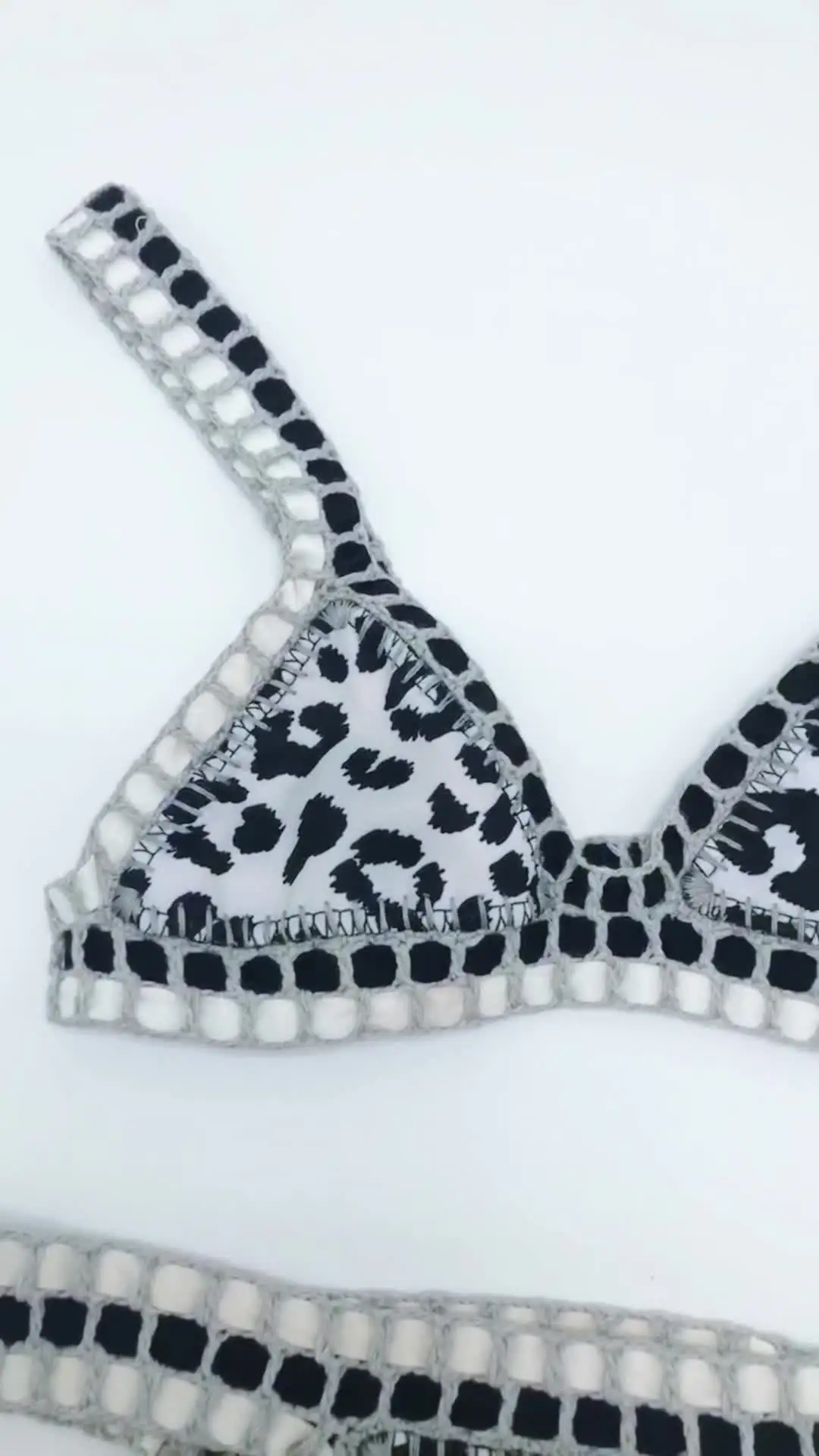 Хлопковое бикини с леопардовым принтом Maillot De Bain Femme