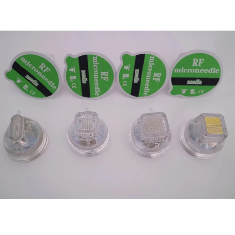 1/50 Stück grün isolierte RF-Microneedling-Kartusche für Fractional RF Microneedle Machine Zubehör vergoldet 10/25/64 Pin Nano – Detail 10