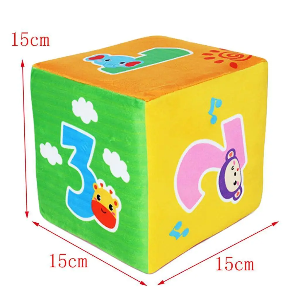 1pc Large Foam Dice Soft Colorful Jumbo Foam Large Dice Dot/Number 15cm 6' Carnival Favor Toy Early Educational Supplies