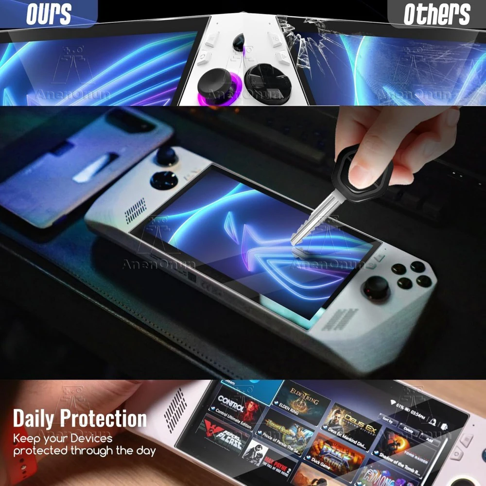 Premium HD Tempered Glass Screen Protector - Shatterproof, Anti-Scratch, Anti-Fingerprint, 2.5D Curved Edge, 9H Hardness