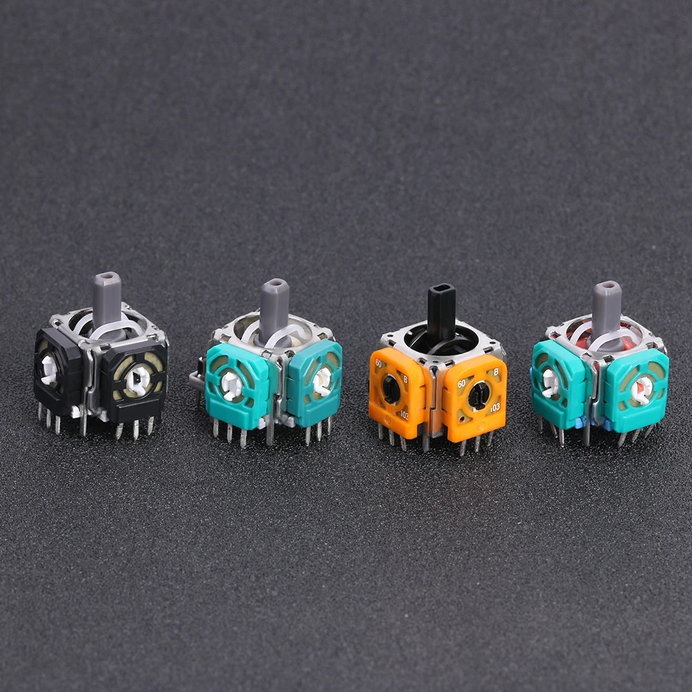 2PCS Gaming Handle Hall Rocker Joystick Sensor Replacement Joystick Analog 3D Rocker Axis PS4 PS5 Xbox 360 Joystick Replacement