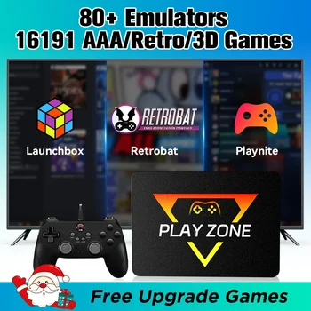Retro portable gaming SSD 80 + emulators for PS5/PS4/PS3/PS2/XBOX One/SWITCH/WII/DC 16191 Launchbox and Retrobat and Playnite games for PC 1