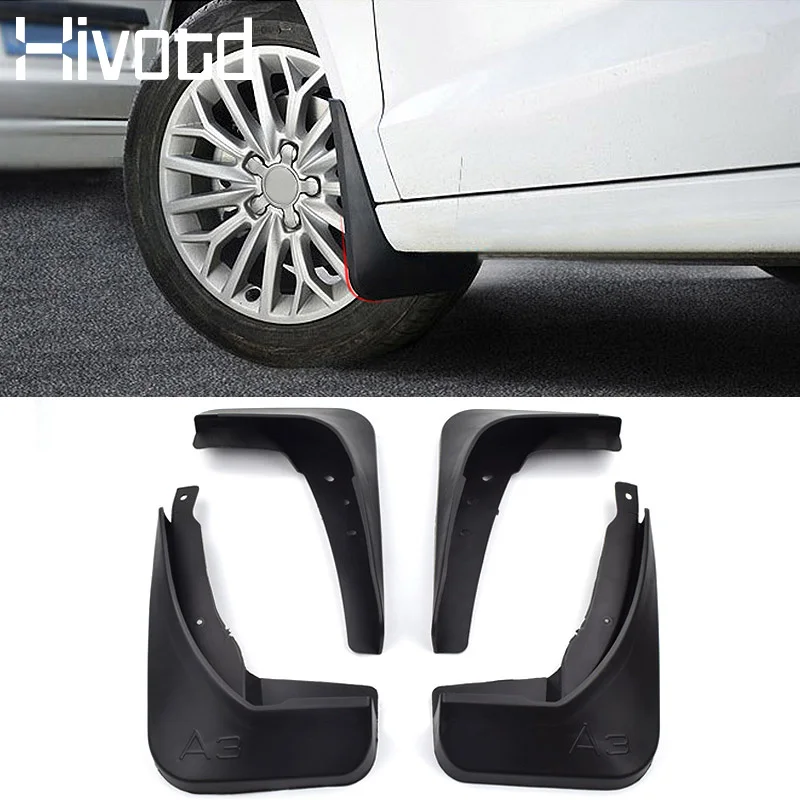 

For Audi A3 8V 2020-2014 Accessories Car Mud Flaps Splash Guard Plastic Mudflaps Mudguard Protection Exterior Decoration Styling