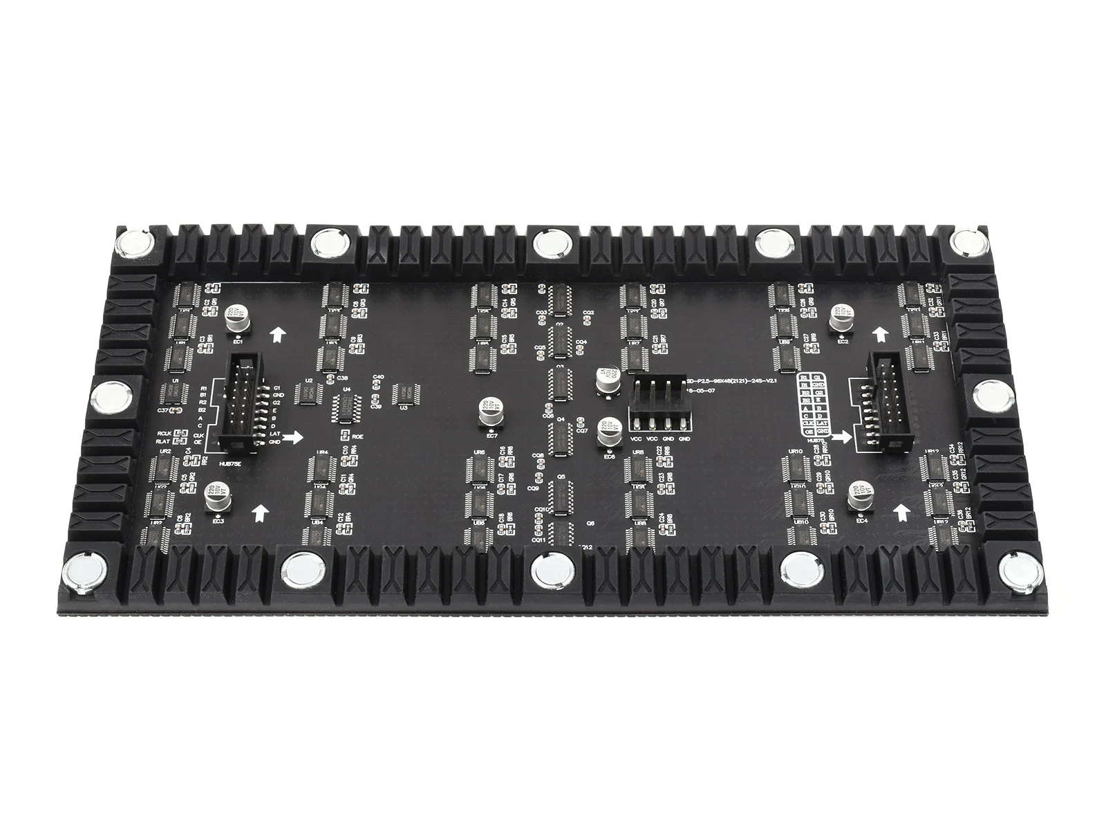 Flexível Rgb Full-color Led Matrix Painel Brilho Ajustável Pcb Dobrável 96x48 Pixels 25 Milímetros Pitch - Imagem 6