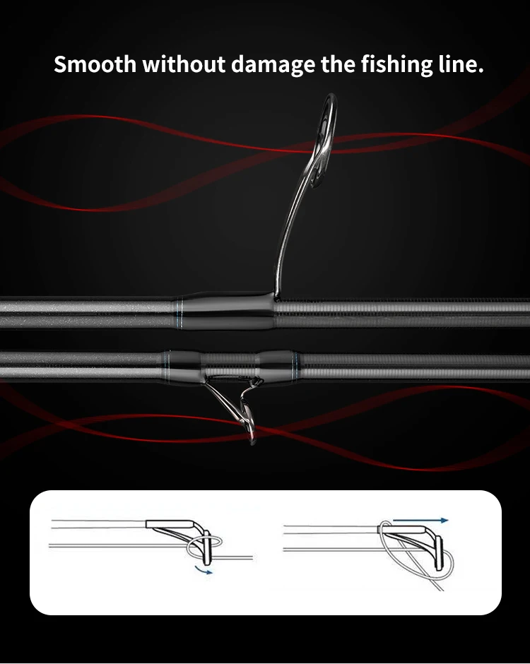 2,4 m 2,7 m 3 m Weitwurf Angelrute M MH Licht weght Spinnrute Seebarsch Angelrute Hohe Qualität – Detail 7