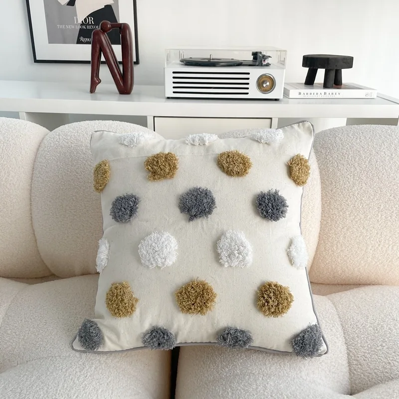 Bohemian Tassel Cotton Linen Pillow Cover