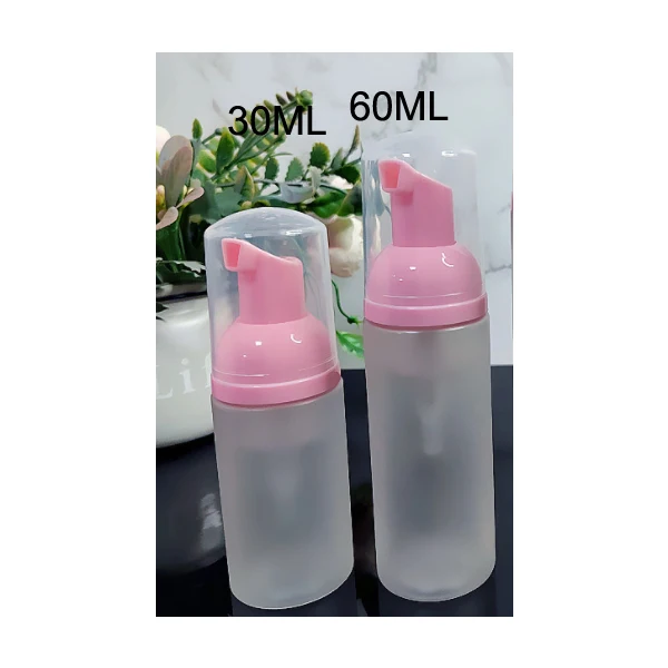 

RISI 30ml 60ml Mini Foaming Soap Pump Refillable Empty Bottle Portable Plastic Foam Dispenser Bottle