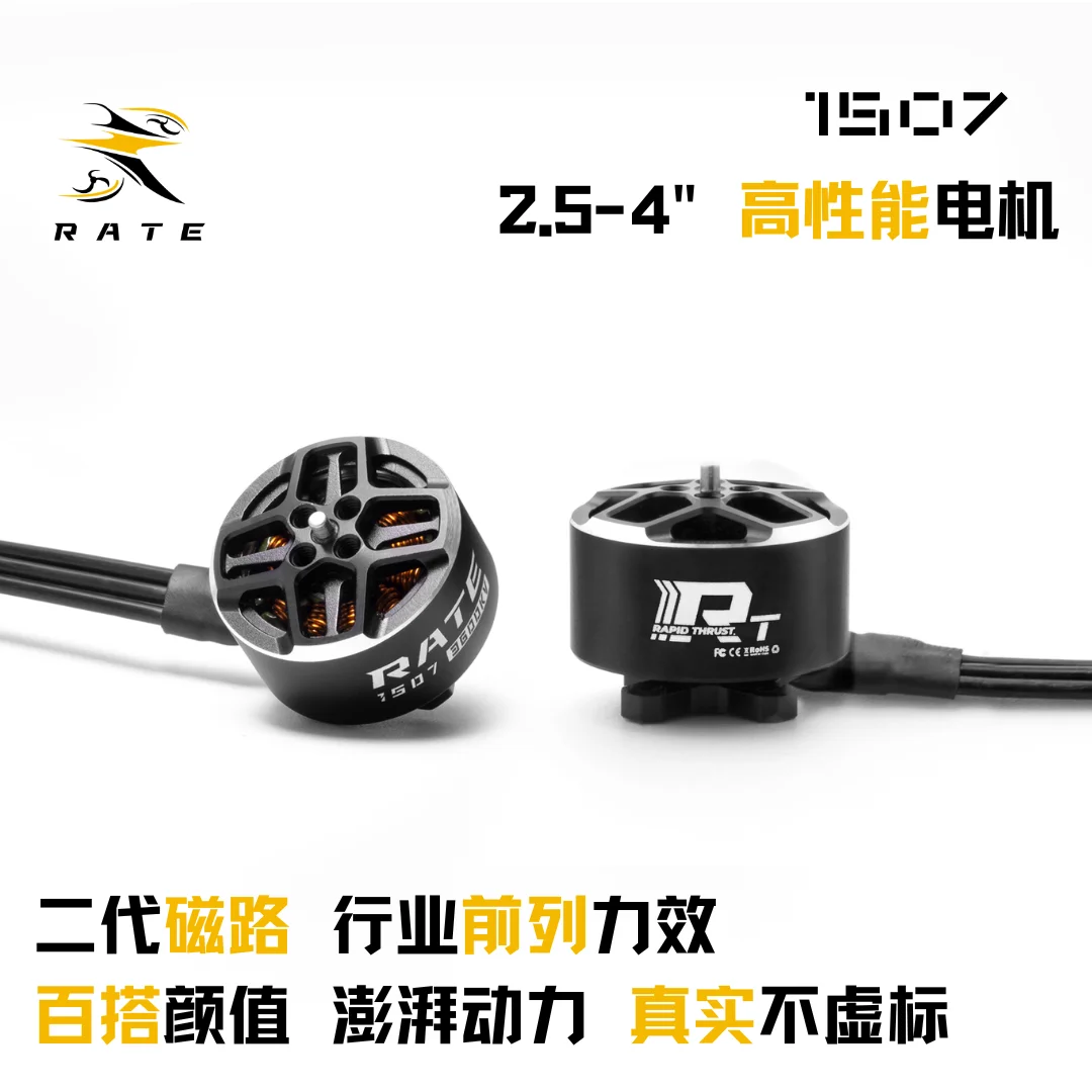 Moteur RATE 1507 3600KV 4S pour drone Whoop Cinewhoop 2.5-4 pouces FPV