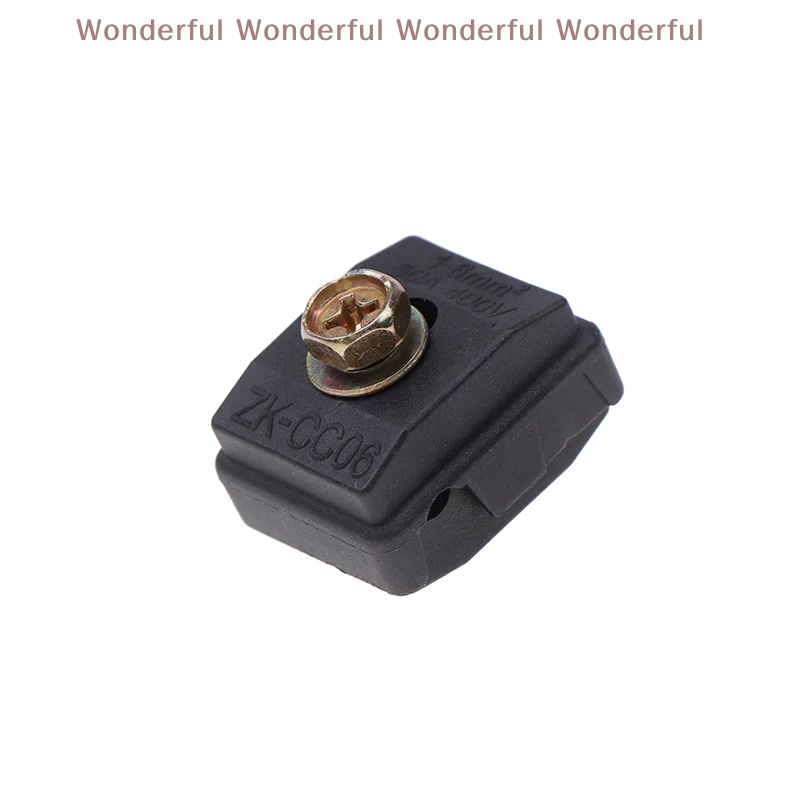 50A 400V Break-proof T-shaped Terminal Splitter Wire Clamp Connector Suit For 1-6mm Square Wire Insulated Puncture Clip