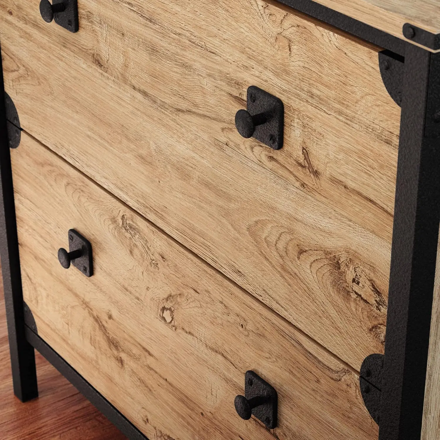 Steel River Lateral File, L: 30.08" x W: 20.75" x H: 29.53", Milled Mesquite Finish