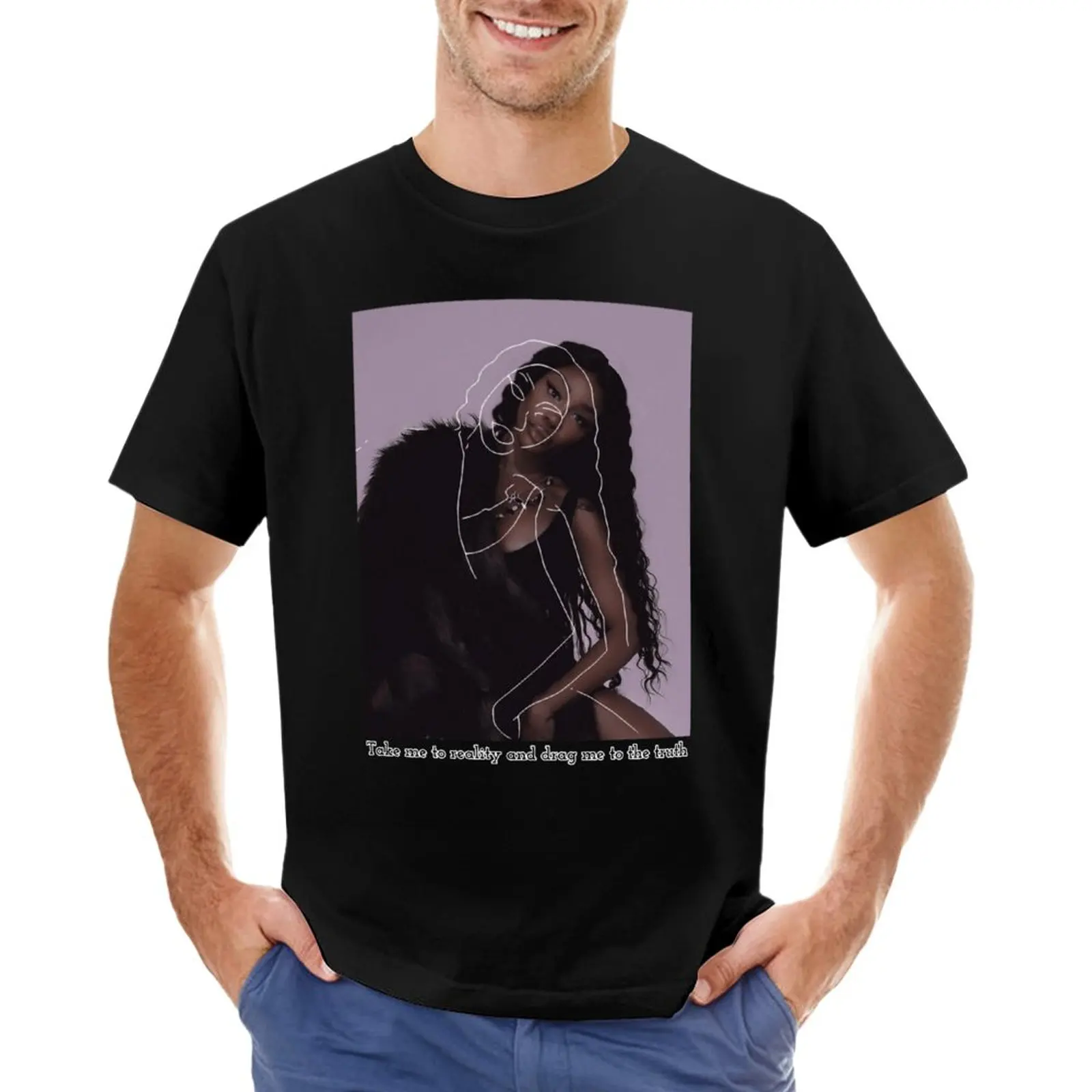 

SZA T-Shirt oversized t shirt cute clothes Men's cotton t-shirt
