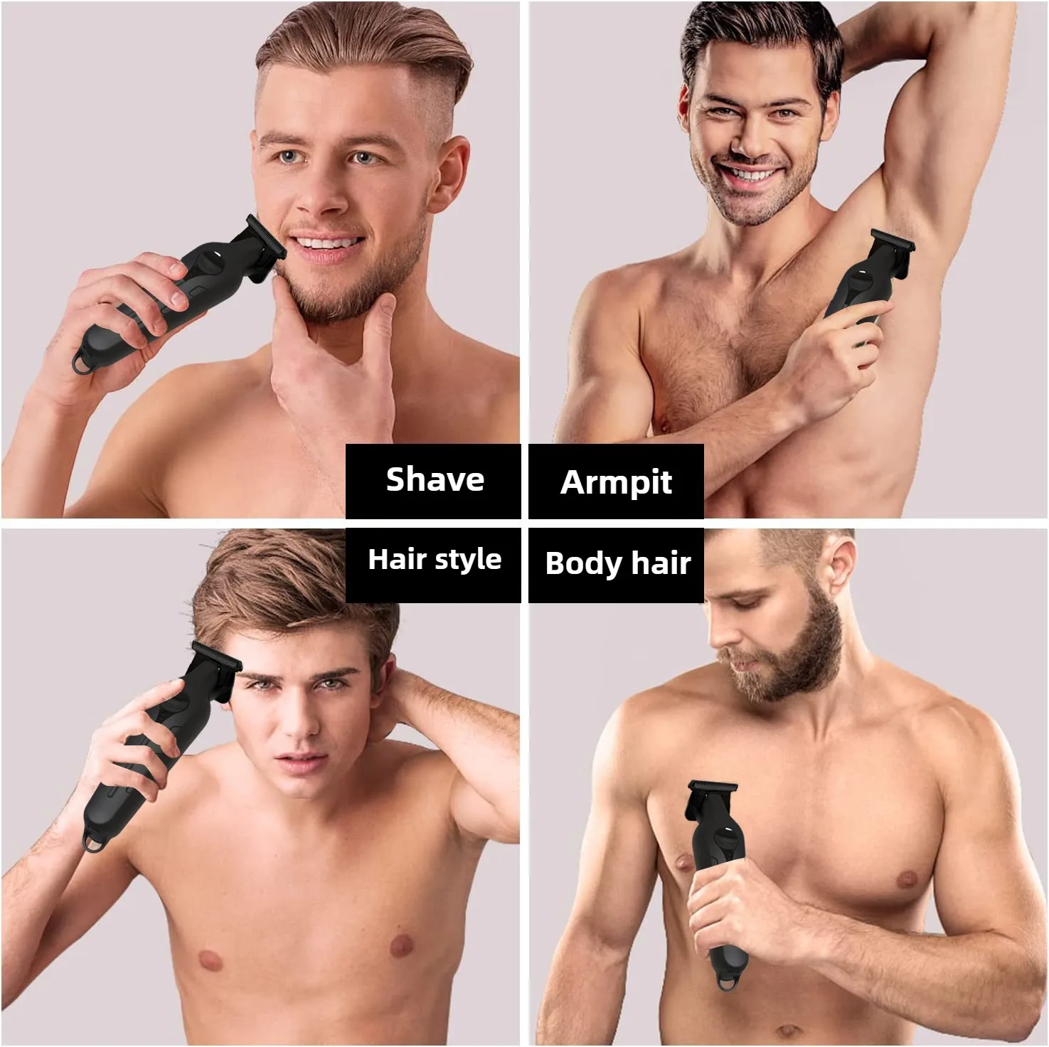 SZT-636 Brushless Motor 7200RPM DLC Black Hair Trimmer Professional Hair Cutting Machine Electric Clipper