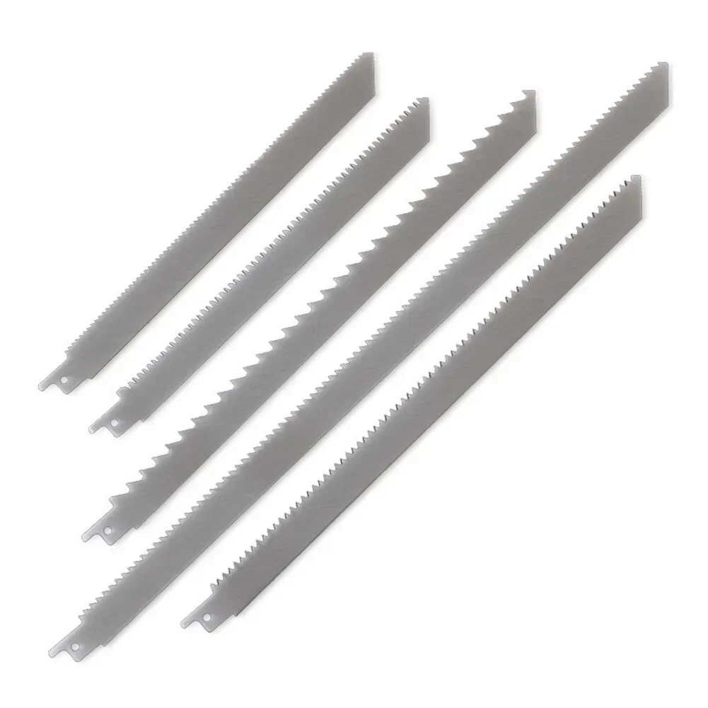 Stainless Steel Reciprocating Saw Blade Saber Saw For Fast Cutting Wood Metal Frozen-Meat/Bone 225mm/300mm/400mm reciprocating saw blades