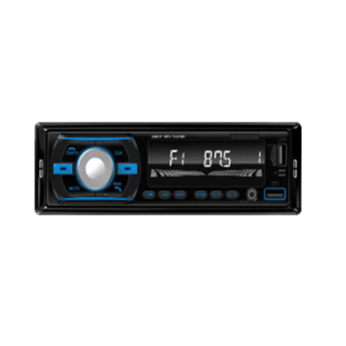 

Автомобильный радиоприемник с цветным светом, стереоприемник с FM, Aux, 12 В, 1DIN, Bluetooth, MP3, мультимедиа