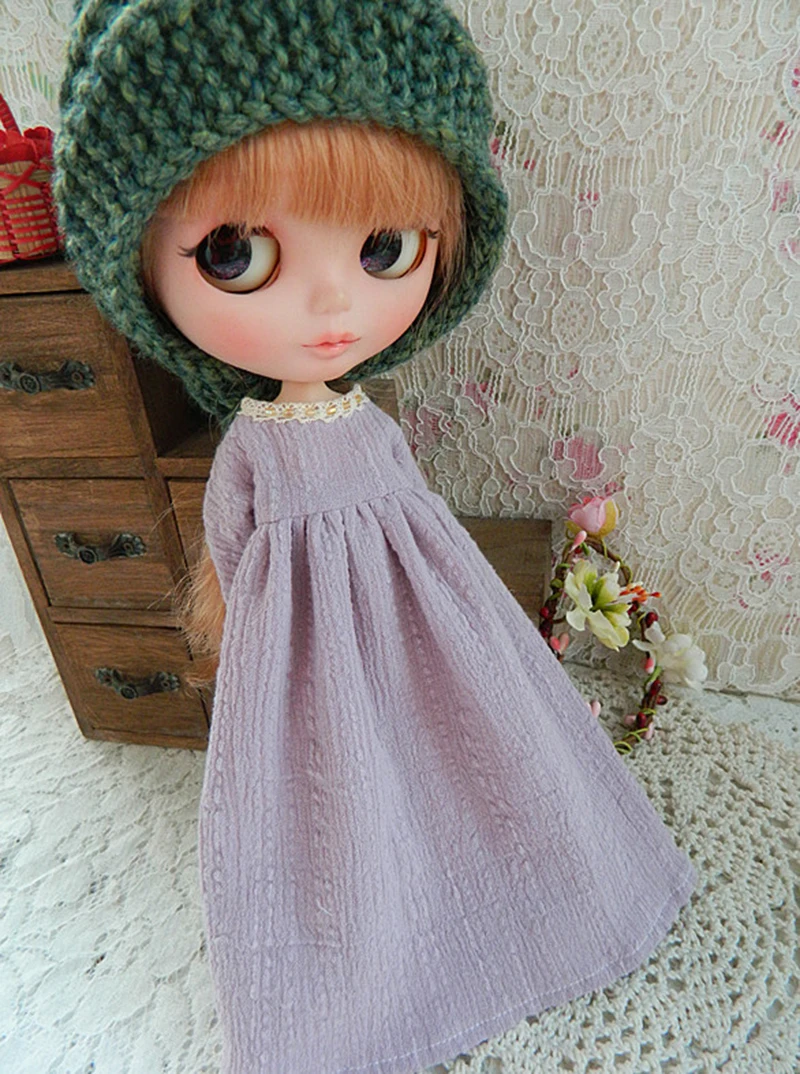 Neues Blyth langes T-Shirt + Spitzenrock Barbies DressDoll Blyth Puppenkleidung Prinzessinnenkleid für Ymy Licca Azones Ob24 Ob27 Fr Doll – Detail 11