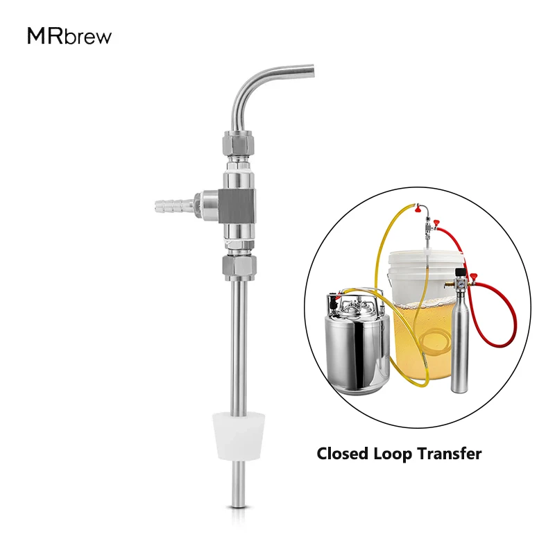 Newest Pressure Beer Transfer Kit,Closed Loop Transfer System,Carboy To