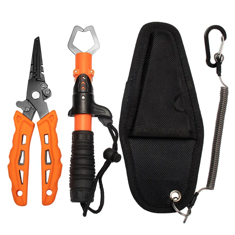 

Dobeli Multifunctional Fishing Tongs Strong Stainless Steel Fish Controller Winter Tackle Pliers Accessories for Hook Remover