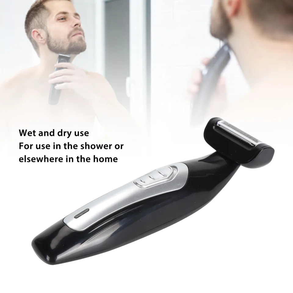 Extreme Reach Removable Handle Power Burst Wet Dry Use Groomer Back Trimmer For Men_voghion.com