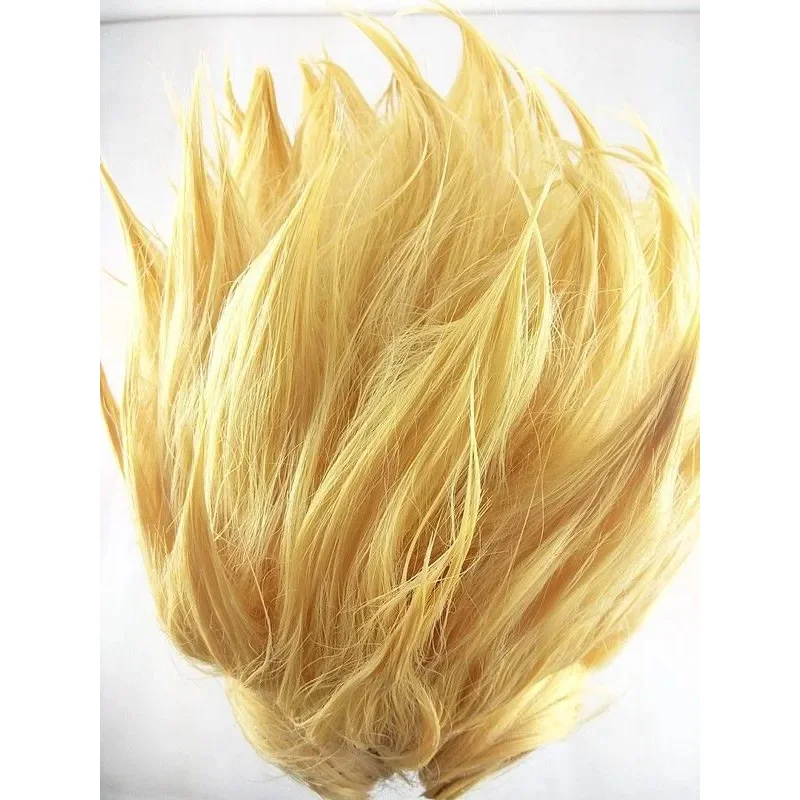 조조의 기묘한 모험 Giorno Giovanna 긴 황금 머리띠 스타일 헤어 가발 N012