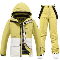 Men and Women Fashion Snow Suit, Winter Clothes Ski, Snow Ski Jacket and Pant Sets, Snowboarding Clothing, Unsex, -30 Warm - Image 4