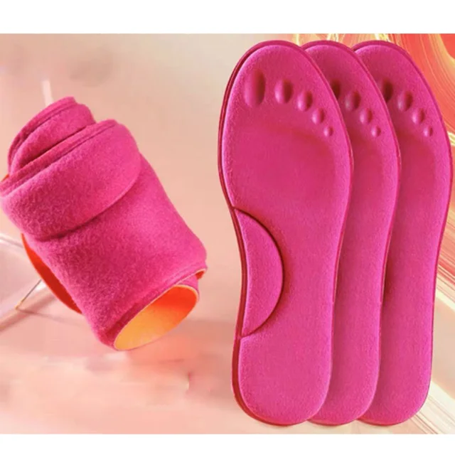 Plantillas térmicas autocalentadas para zapatos, plantillas de espuma  viscoelástica cálidas para hombres y mujeres, almohadillas para zapatos  deportivos, Invierno - AliExpress