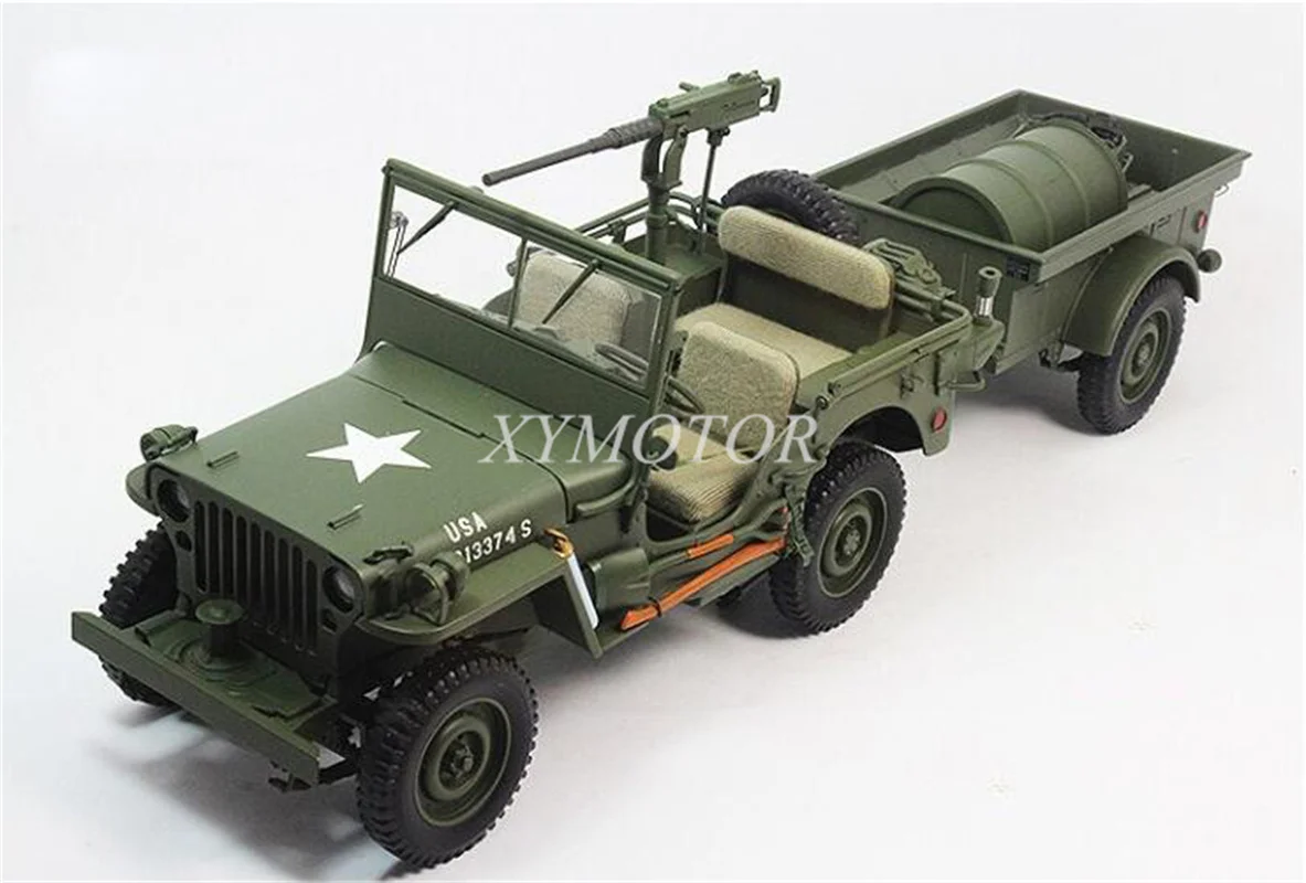 

AUTOart 1/18 для Jeep WILLYS Вторая мировая война литая модель автомобиля подарки армейские зеленые игрушки подарки хобби демонстрация орнаментов коллекция
