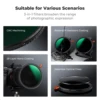 K&F CONCEPT 3in1 Variable ND2-ND32+Circular Polarizing CPL Filter+Black Mist 1/4 HD 37-82mm Camera Lens Filter 28 Multi-Coated 4