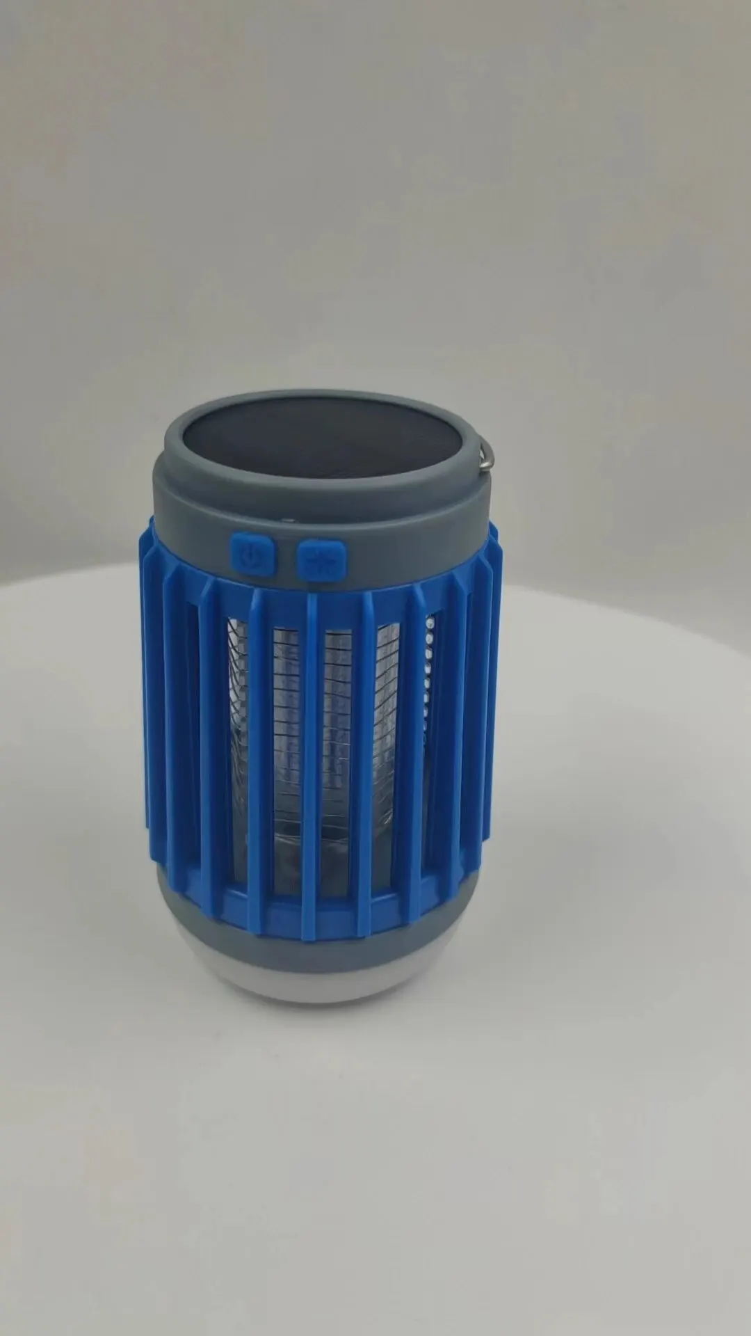 נורה רוצח יתוש חשמלי מנורת UV באג v אור צופר מלכודת טעינה סולארית קיץ נטענת זפת