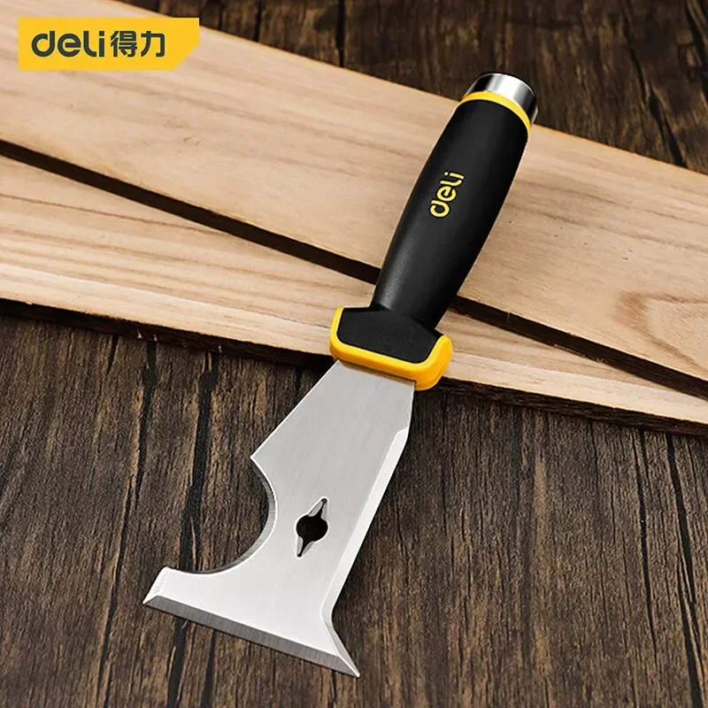 Multifunctional Stainless Steel Paint Putty Scraper Tool Spackle Knife Caulk Removal Tool Painters Hand Dry Wall Tools DELI