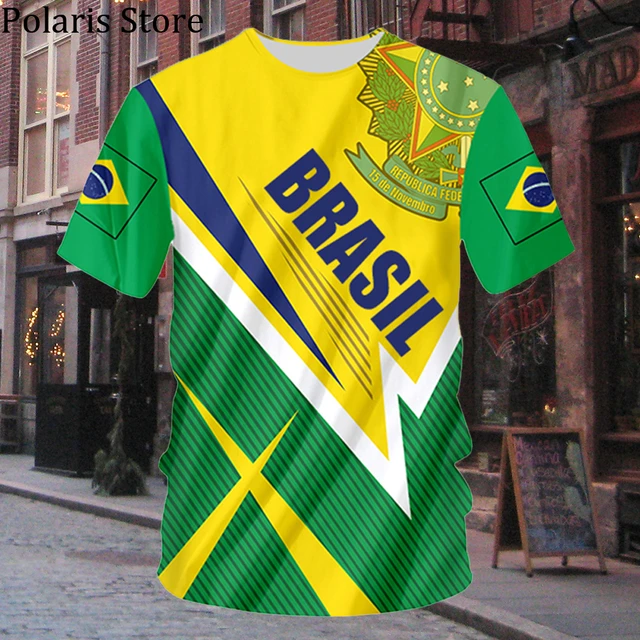 VINTAGE Brasil Brazil Jersey Adult Large Yellow Green Soccer FIFA World Cup  Mens