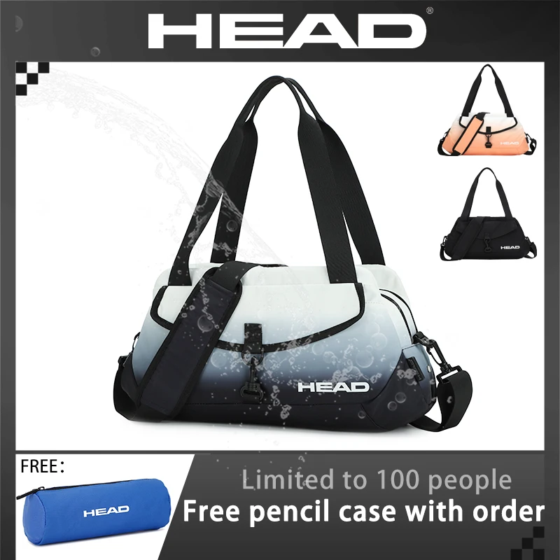 HEAD Waterproof Small Travel Tote Bag for Men Women,Crossbody Sport Gym Duffel Bags,Shoulder Fitness Yoga Bags Luggage Handbag