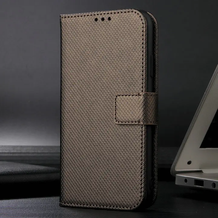 Premium Flip Leather Business Phone Case - 360° Protection Book Pocket Design