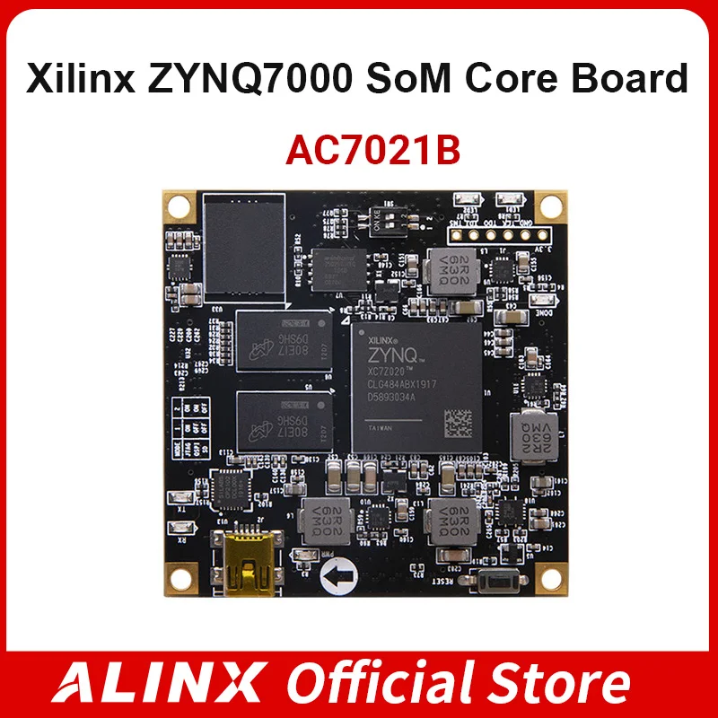ALINX AC7021B Xilinx ZYNQ 7000 ARM FPGA Core Board SOM XC7Z020 8G eMMC