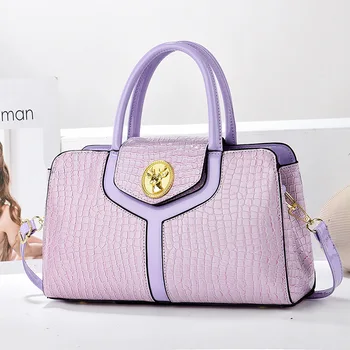 New Style Ladies Bag luxury leather handbags Designer solid color handbags A shoulder bags for women Sac A Main 1