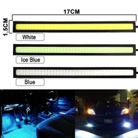 6 pieces Super Bright 17cm LED COB Fog Daytime Running Light Waterproof 12V 6500K Car Light Auto Interior Styling Bar Lamp 2