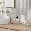 Jewelry Storage Rack Perfume Cosmetics Storage Rack Tabletop  Wooden Base Acrylic Tray Storage Tray Household Storage Tray ZF495 3
