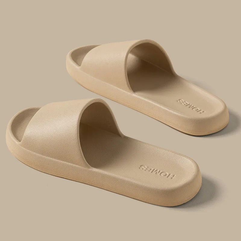 Solid Color Slippers EVA Thick Sole Antislip Comfortable Journal Style Slides Indoor Outdoor 4