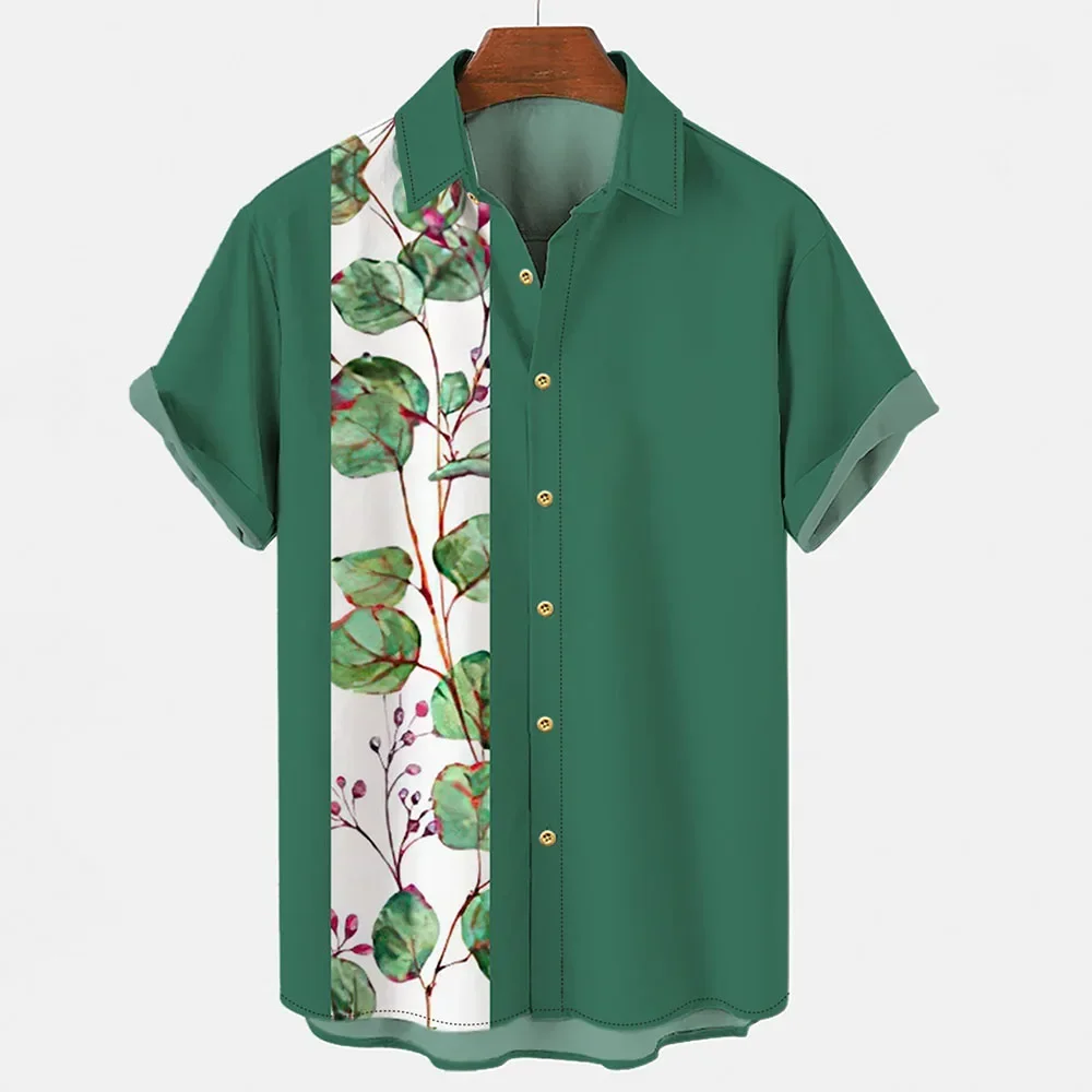 

Hawaiian Men's Shirts 3d Printed Shirts Casual Harajuku Shirts Loose Breathable Oversized Fashionable Men's Shirts Retro Tops