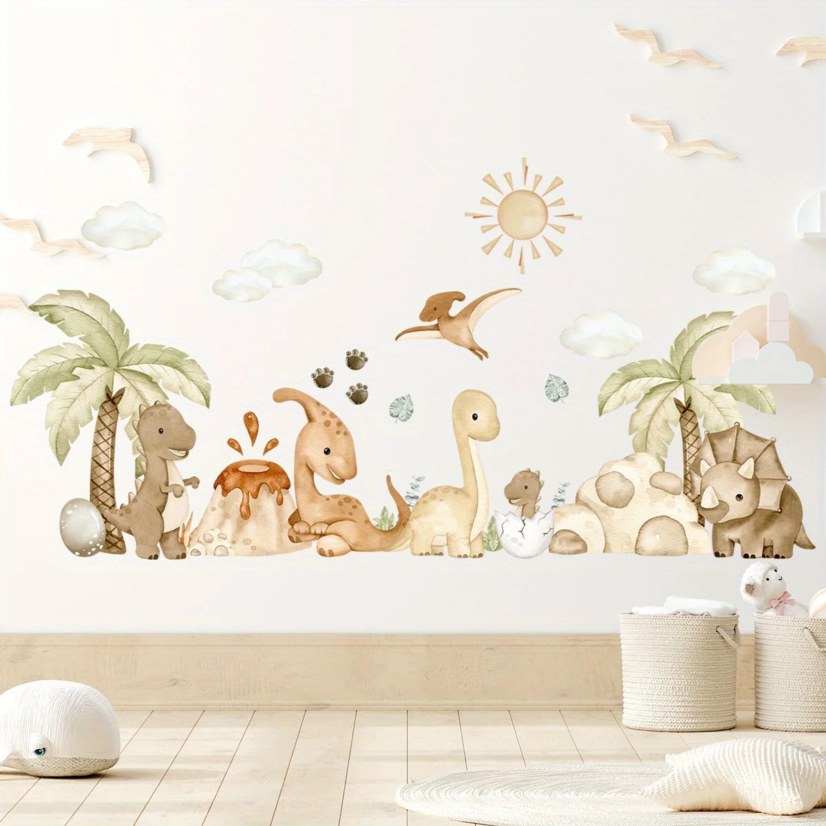 Cute Dinosaur Wall Stickers 1