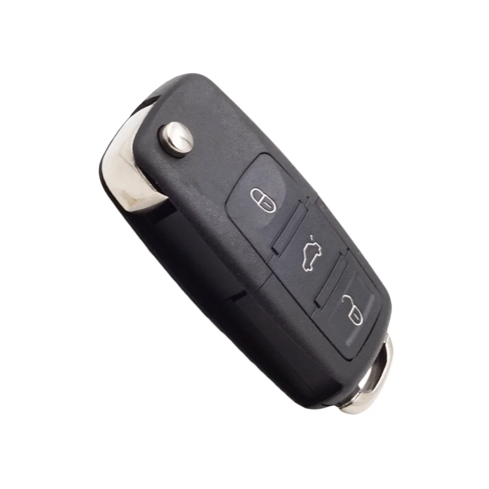 2/3 Button Remote Flip Key Shell Replacement for Vw Golf Jetta Passat Bora Sharan Touran No Blade No Battery Holder key case,car key shell,key cover,folding car key shell,fob cover