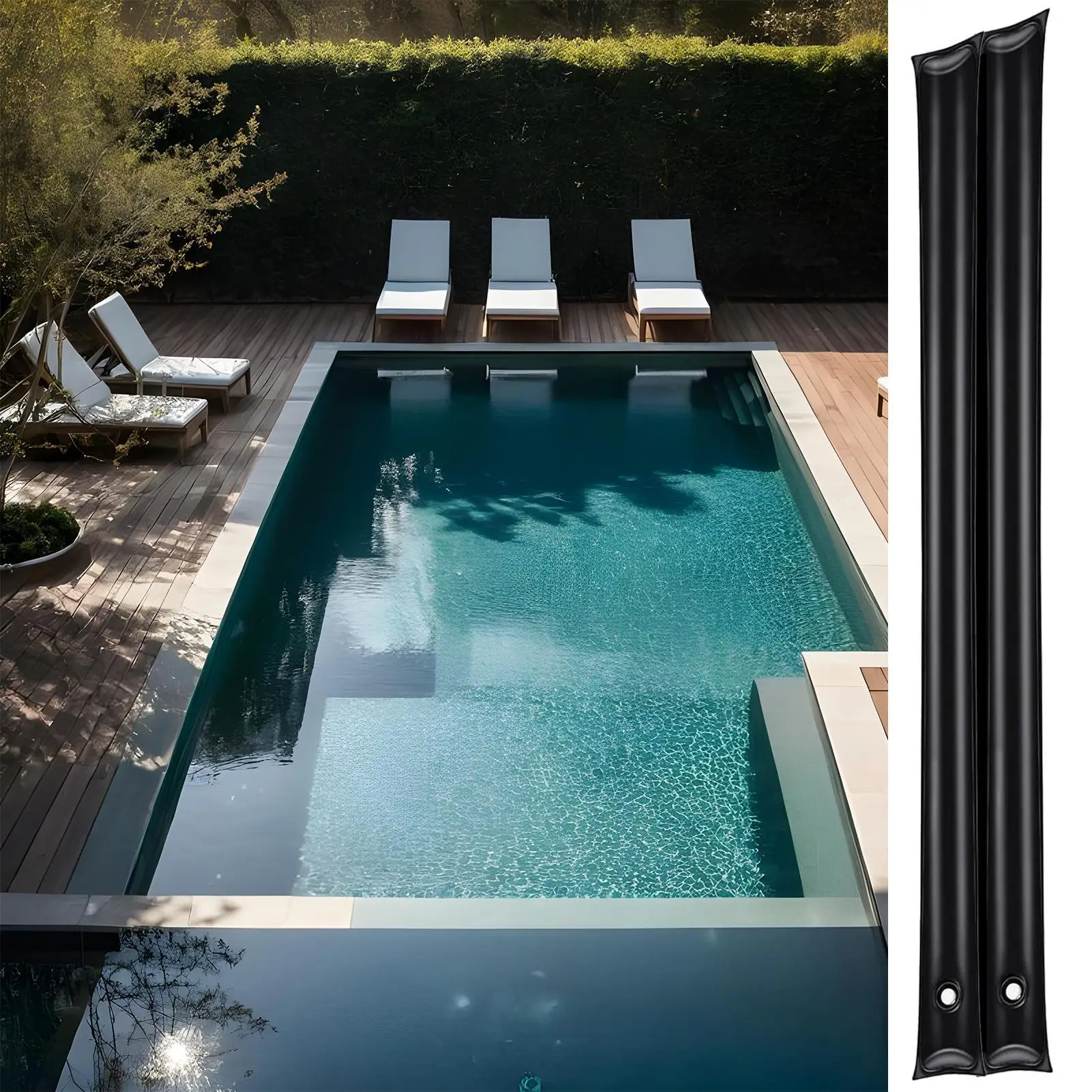 Swimming Pool Cover Water Bags Swimming Pool Cover Weights Wide-Mouth Double-Row Accessories For Caretakers Vacation Home Owners