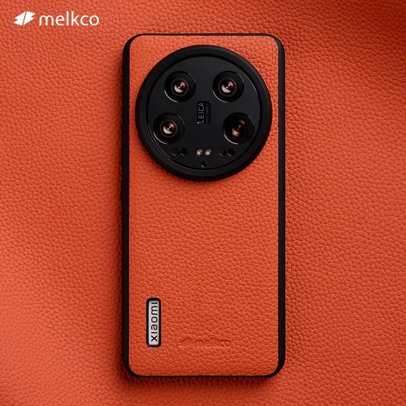 Кожаный водонепроницаемый чехол Melkco для телефона Xiaomi 14 Ultra Xiaomi 14Pro, деловой роскошный модный однотонный чехол для телефона