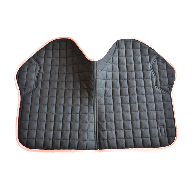 British Sweat Drawer Saddle Pads Square Satin Horse Riding Pad Saddlecloth