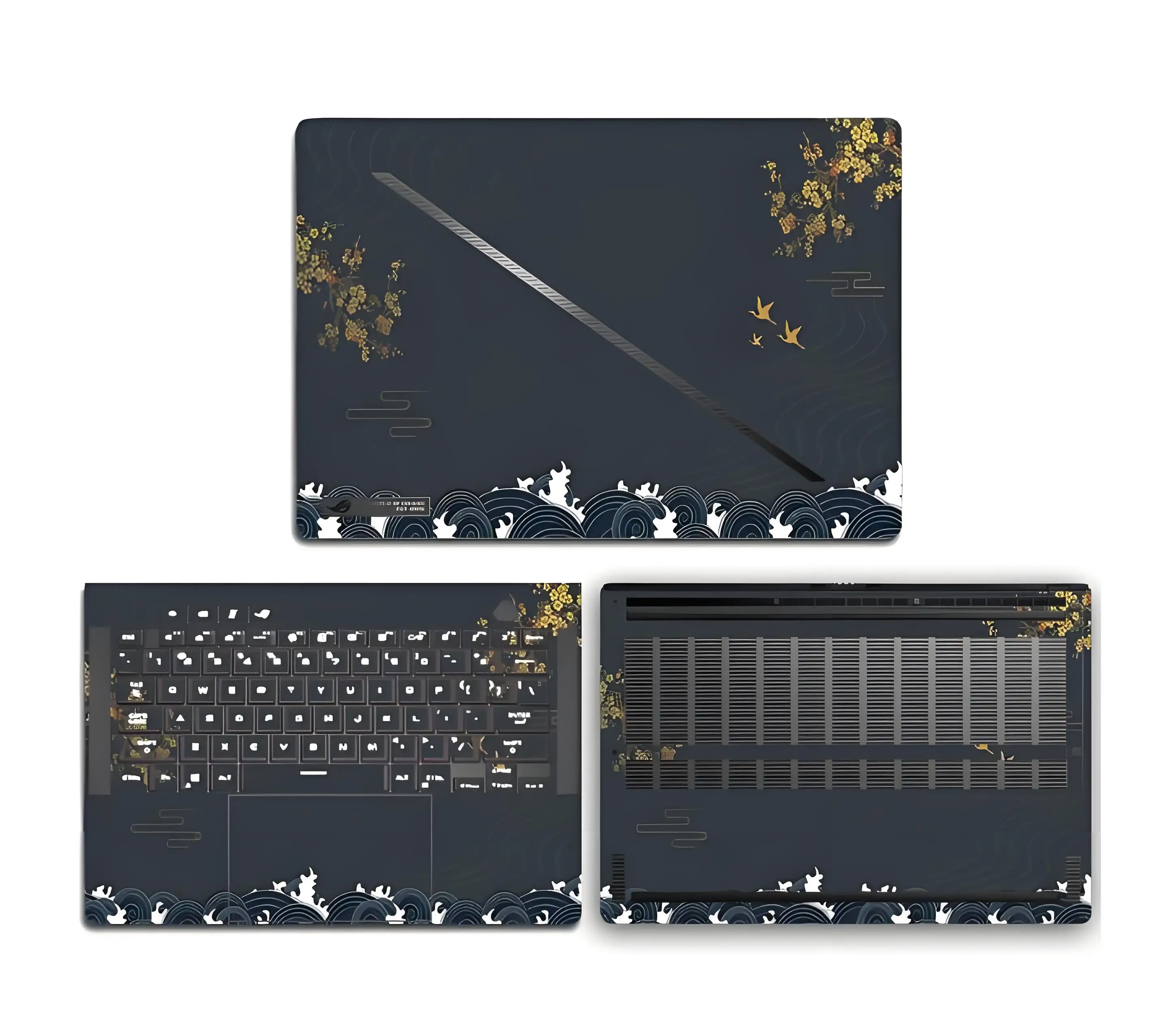 ASUS ROG Flow X16 GV601 X13 GV301 GV302 G15 GA503 G16 GU605 GU603G14 GA401 GA402 GA403 GU604 GZ301 GZ302용 미리 자른 스티커